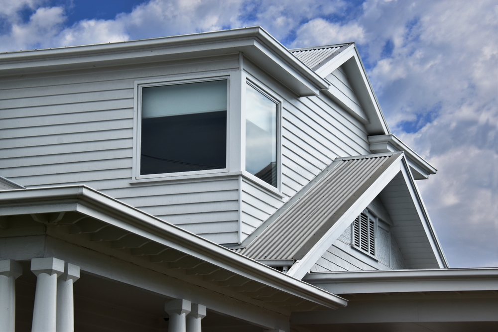 Roofline,With,Various,Multi,Angled,Gabled,Corregated,Iron,Roofing,With