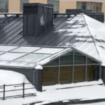 Metal,Roof,Covered,By,Snow