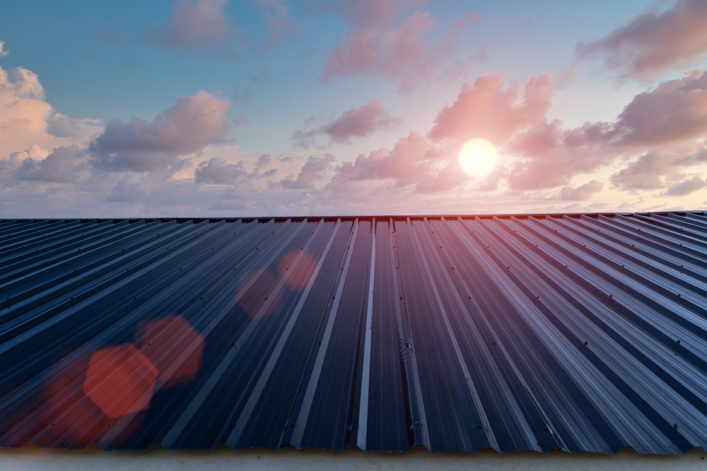 Roof,Construction,Metal,Industry,Roof,New,Warehouse