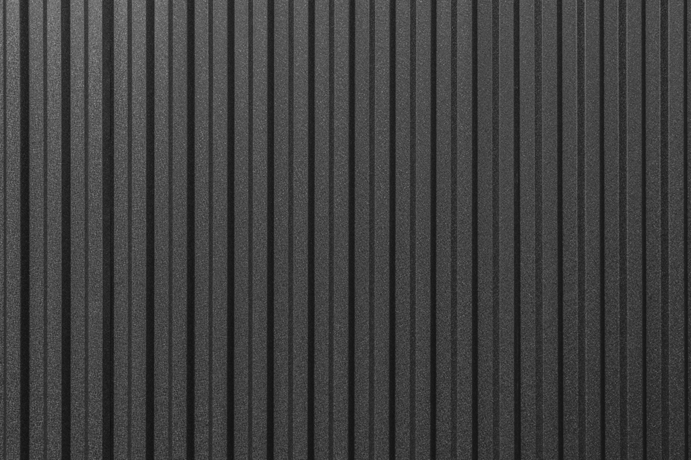 Black,Metal,Profiled,Wall,Texture.,Dark,Background.